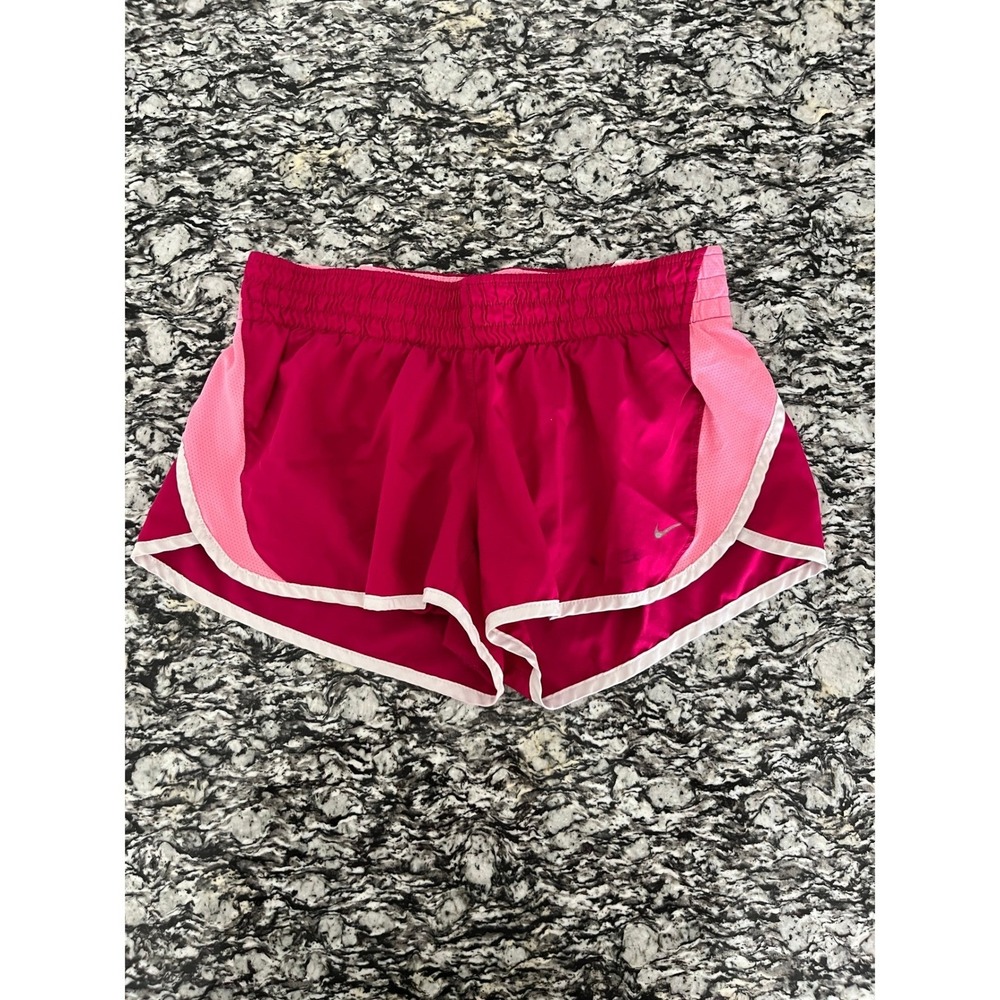Nike Dri-FIT Tempo Running Shorts Pink Mesh Athletic Gym 555434-660 Womens M